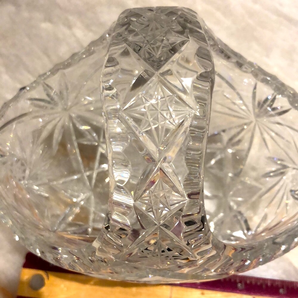 Bohemian crystal bowl, a beautiful accent for your home